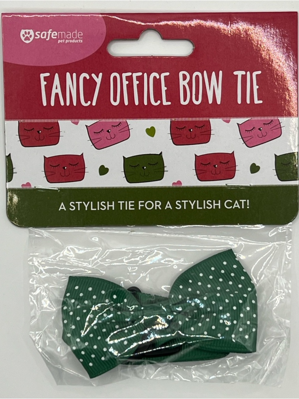 Polka Dot Cat Bow